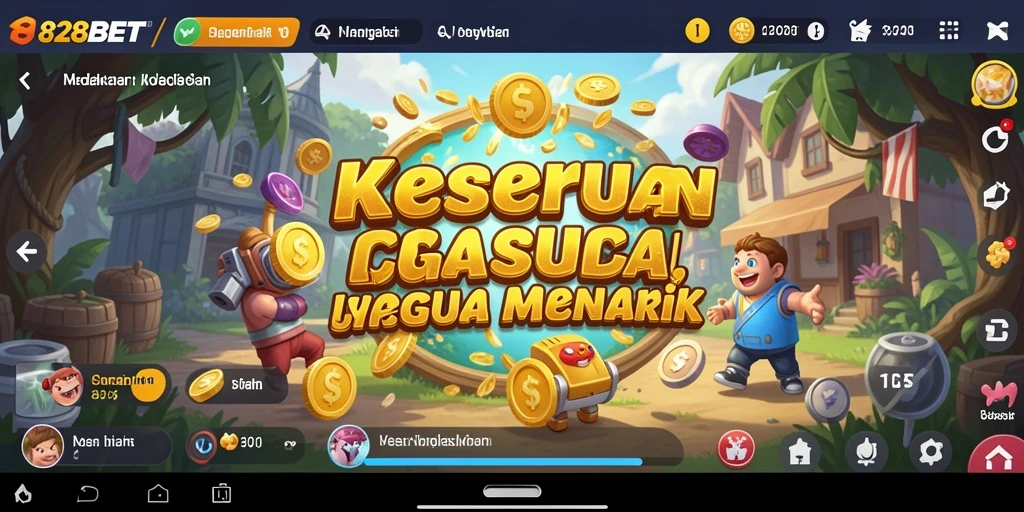 Tampilan menarik dari gameplay 828BET yang seru.