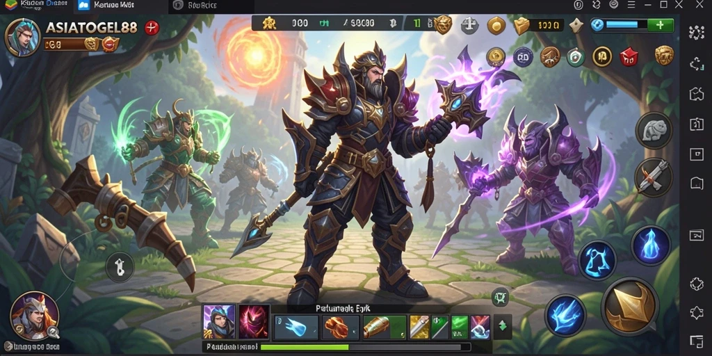 Tampilan menarik dari gameplay ASIATOGEL88 yang penuh aksi RPG.