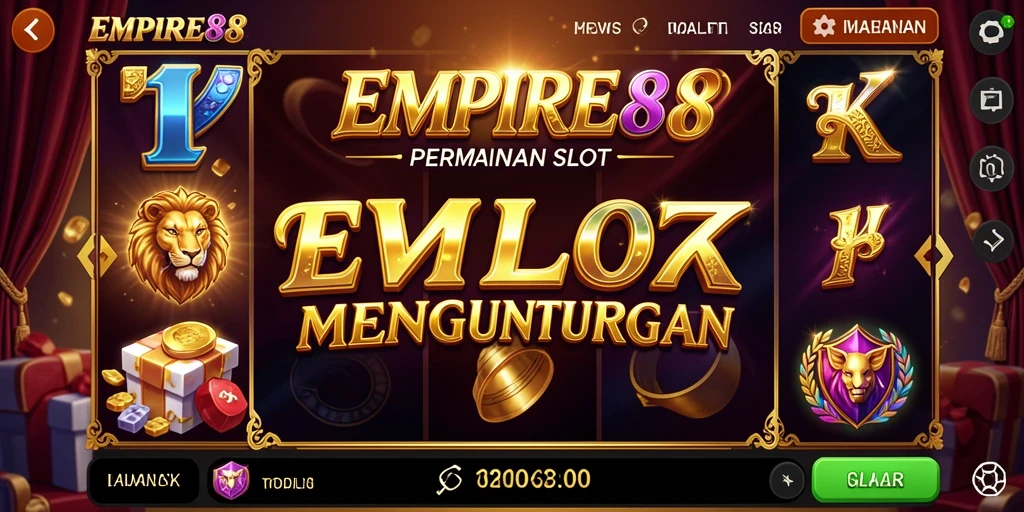Tampilan gameplay menarik dari EMPIRE88 dengan beragam tema Slot.