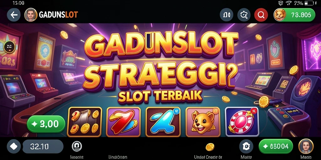 Tampilan menawan gameplay GADUNSLOT yang penuh strategi.