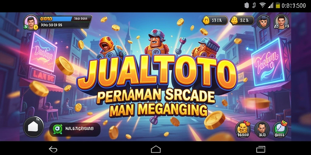 Gambaran seru gameplay Arcade di JUALTOTO
