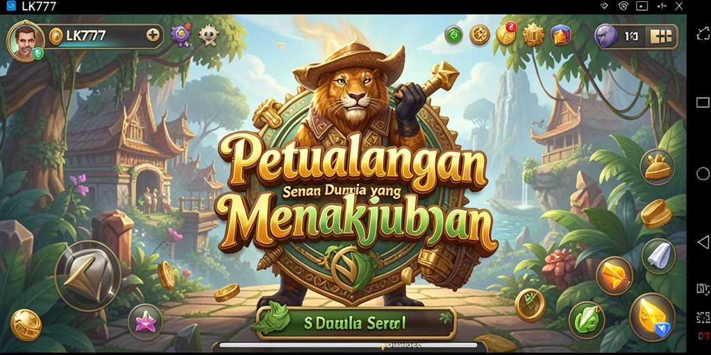 Screenshot LK777 menampilkan aksi seru dalam permainan petualangan.