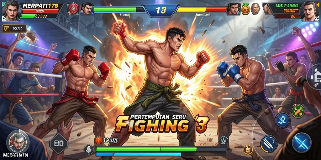 Screenshot gameplay <strong>MERPATI178</strong> yang menunjukkan aksi pertempuran yang mendebarkan.