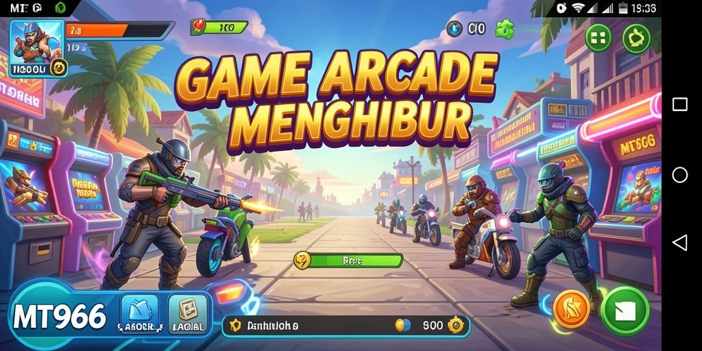 Tampilan gameplay seru dan mengasyikkan dari MT966 di level yang penuh tantangan.
