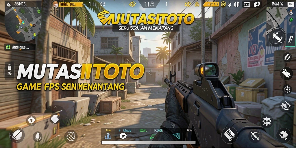 Gameplay seru dari MUTASITOTO dalam aksi FPS.