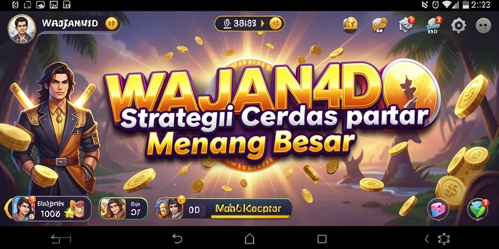 Tampilan gameplay WAJAN4D dengan aksi strategi yang mendebarkan.