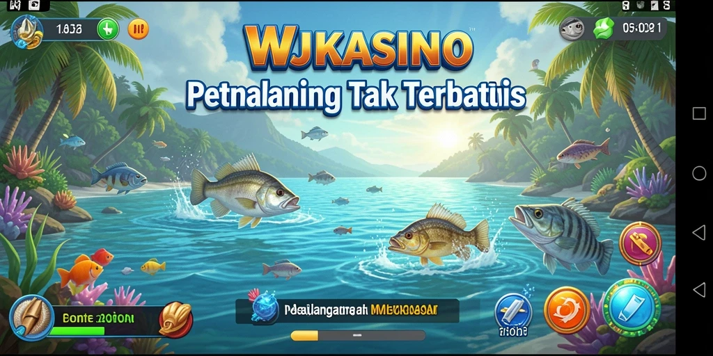 Tangkapan ikan besar dalam gameplay WJKASINO.